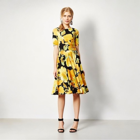 Anthropologie Marc Bouwer Made In Kind Sunblossom Dress - Picture 1 of 5